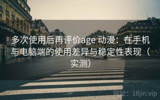 多次使用后再评价age 动漫：在手机与电脑端的使用差异与稳定性表现（实测）