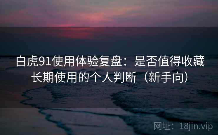 白虎91使用体验复盘：是否值得收藏长期使用的个人判断（新手向）-第1张图片