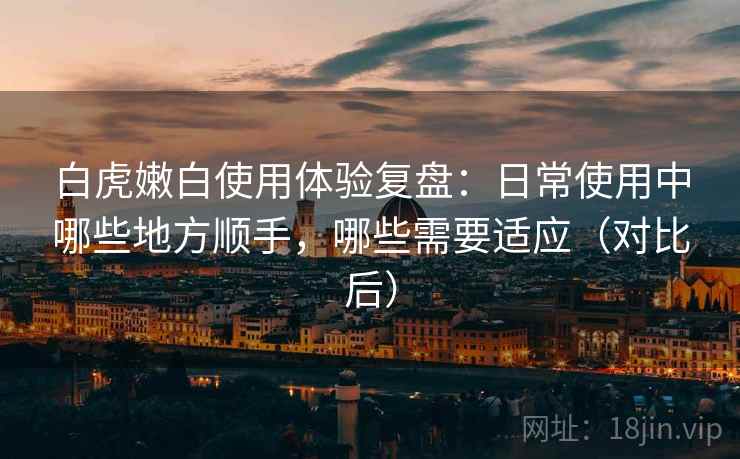白虎嫩白使用体验复盘：日常使用中哪些地方顺手，哪些需要适应（对比后）-第2张图片