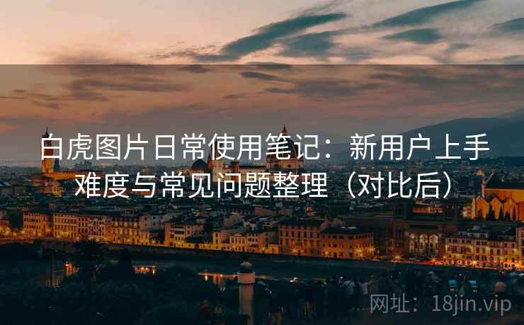 白虎图片日常使用笔记：新用户上手难度与常见问题整理（对比后）-第2张图片