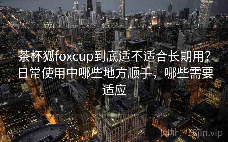 茶杯狐foxcup到底适不适合长期用?日常使用中哪些地方顺手,哪些需要适应-第1张图片 茶杯狐foxcup到底适不适合长期用?日常使用中哪些地方顺手,哪些需要适应-第1张图片