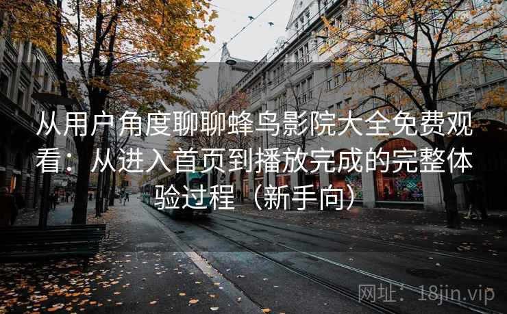 从用户角度聊聊蜂鸟影院大全免费观看：从进入首页到播放完成的完整体验过程（新手向）-第2张图片