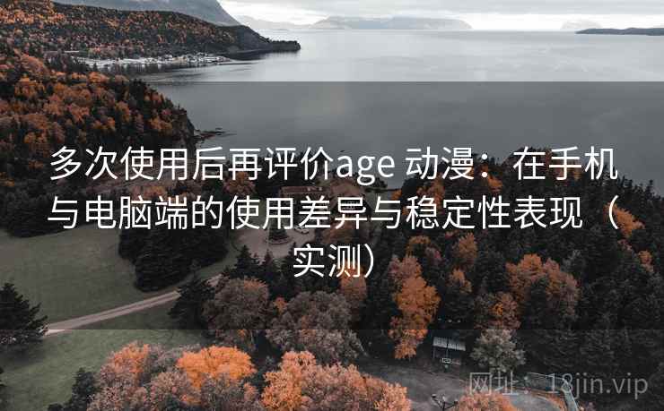 多次使用后再评价age 动漫：在手机与电脑端的使用差异与稳定性表现（实测）-第2张图片