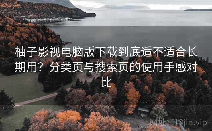 柚子影视电脑版下载到底适不适合长期用？分类页与搜索页的使用手感对比-第2张图片