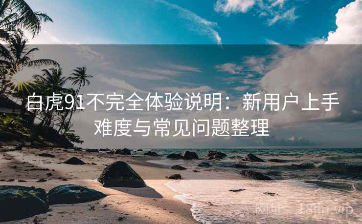 白虎91不完全体验说明:新用户上手难度与常见问题整理-第1张图片 白虎91不完全体验说明:新用户上手难度与常见问题整理-第1张图片